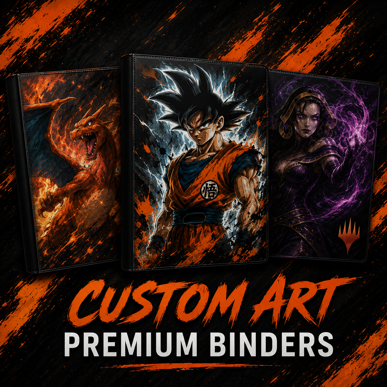 Premium Hand Painted Binders