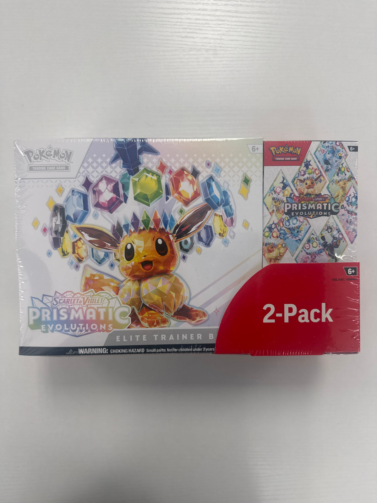 Costco Pokemon Prismatic Evolutions 2-Pack Trainer Box and Booster Bundle