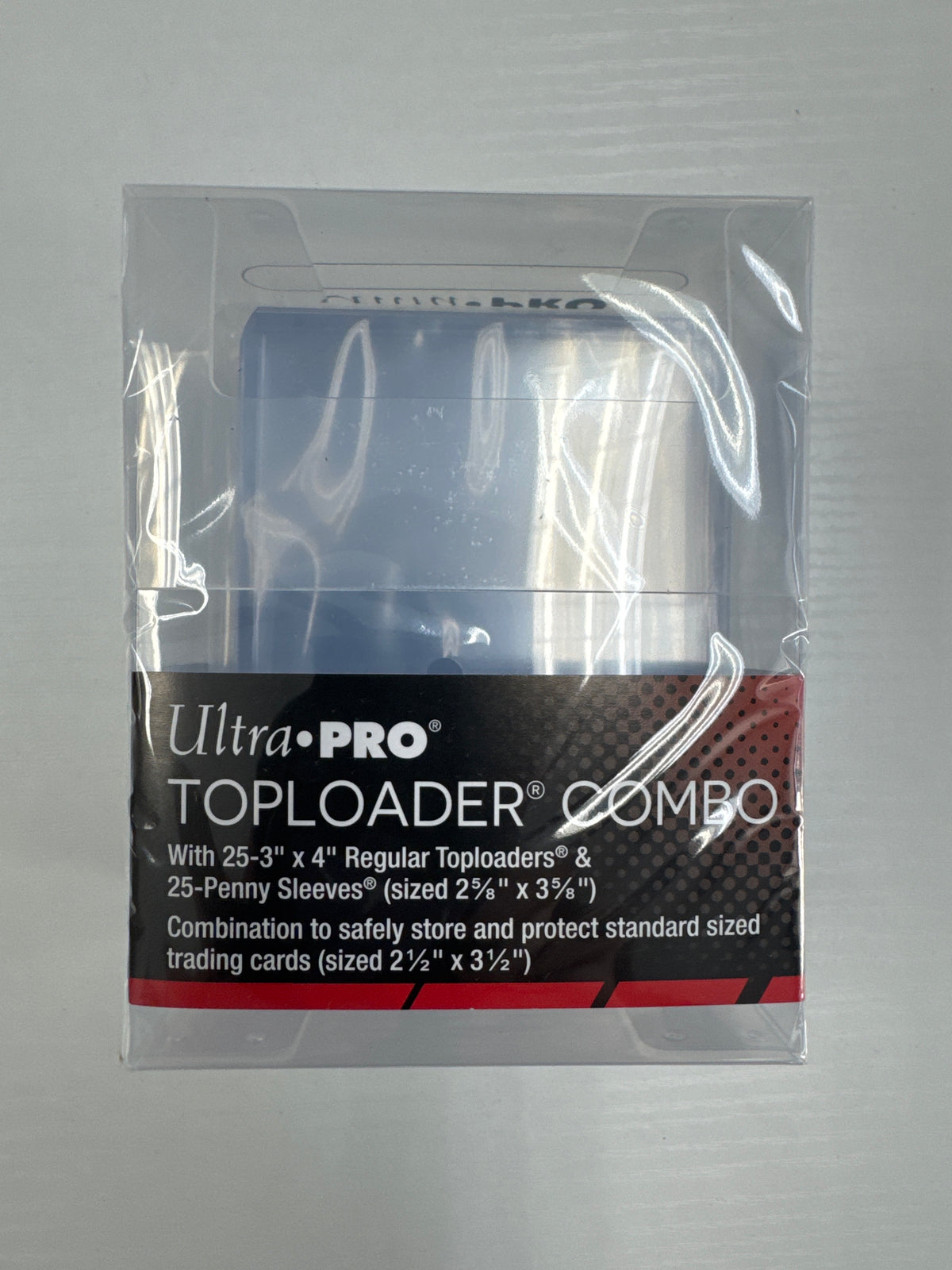 Topload Sleeve/ Toploader Combo (25 Sleeves + 25 Toploads)